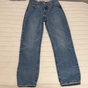 Levi's 501 Women's Straight Leg Blue Jeans